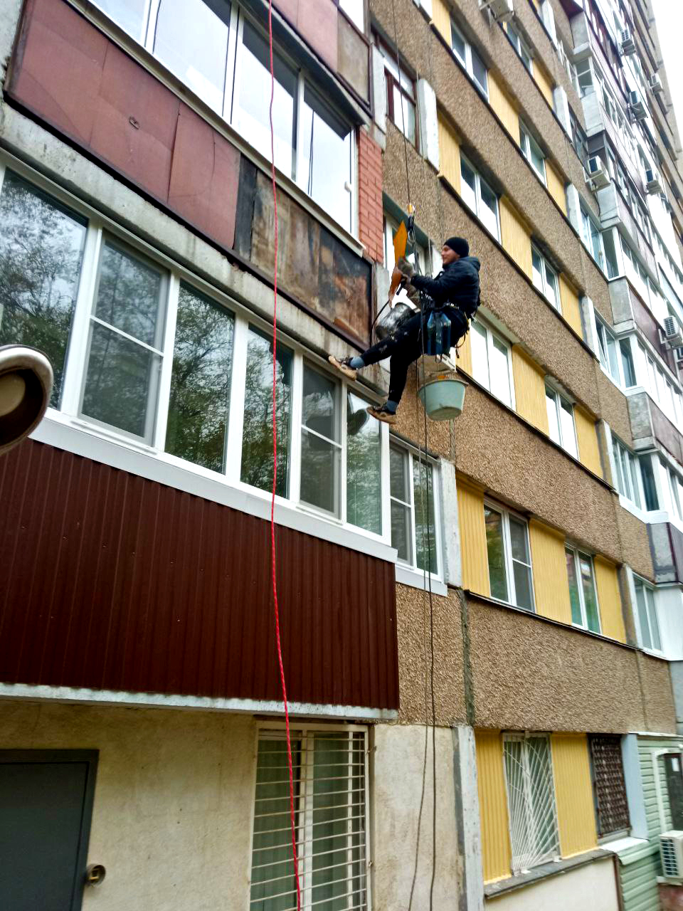 Ремонт фасада здания в Тольятти